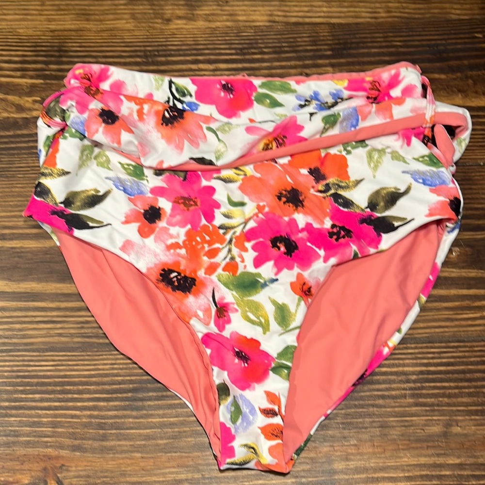 Coral reef high waisted, say bikini bottoms